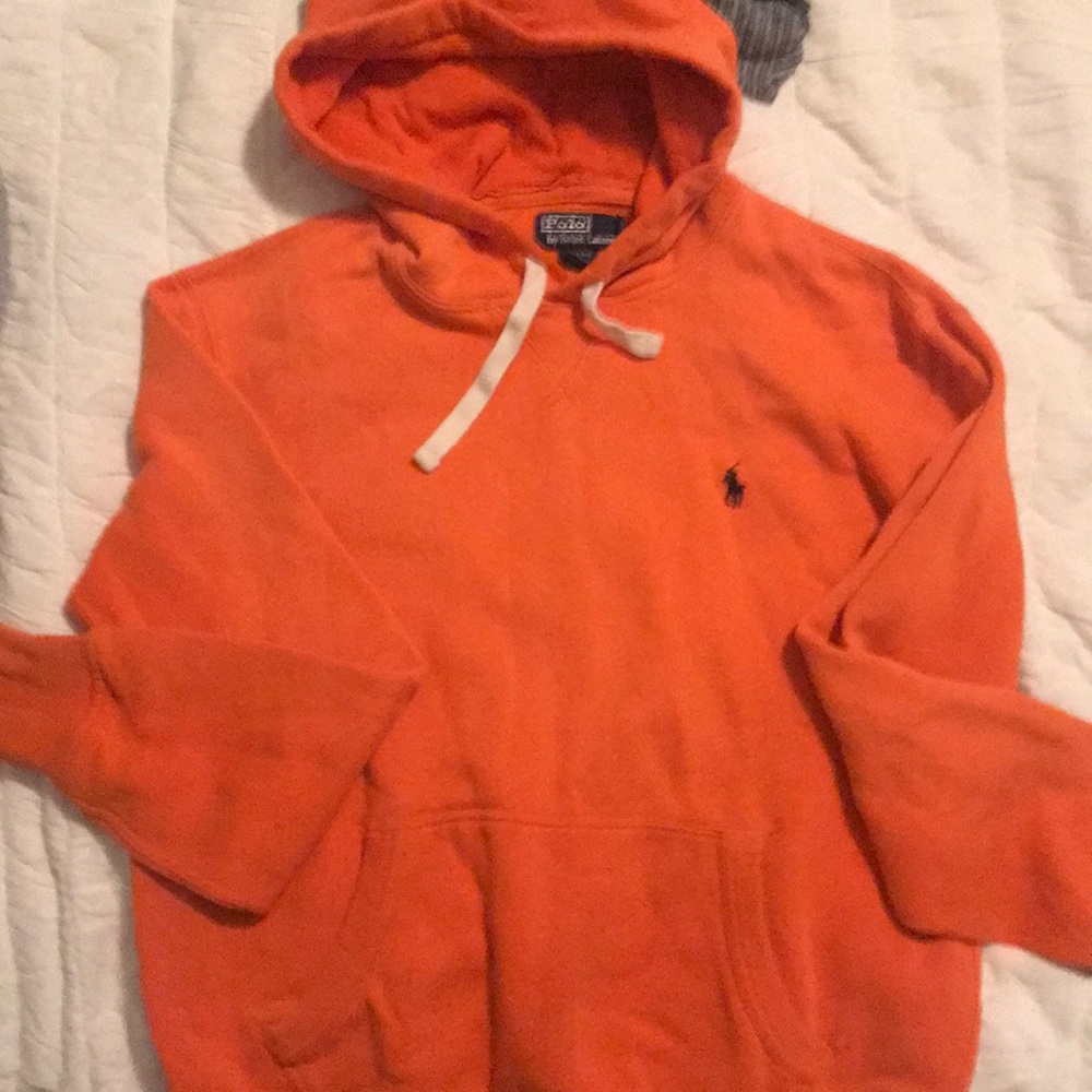 Ralph Lauren polo orange hoodie